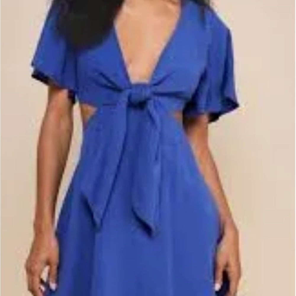 Lulus rose to the occasion Blue Women's Dress